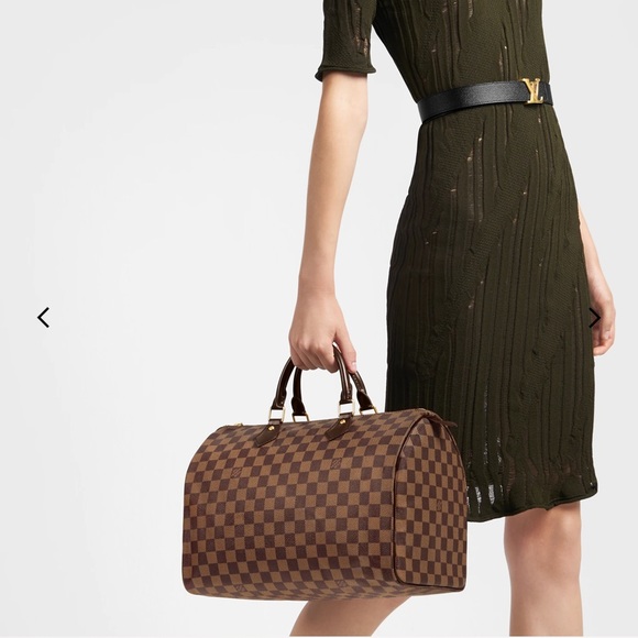 🔥 🥰👜❤️Authentic Louis Vuitton Speedy 35 Damier Ebene🥰👜❤️ - Picture 12 of 12